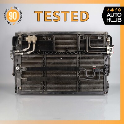 2008 Mercedes W216 CL63 S63 AMG Cooling Radiator A/C Condenser Oil ...