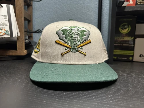 Hat Club Exclusive Oakland Athletics New Era 59fifty Fitted 7-1/2 Pre-owned 