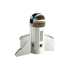 Spur N Sternwarte grau Bausatz, Observatorium mit drehbarer Kuppel und Terasse