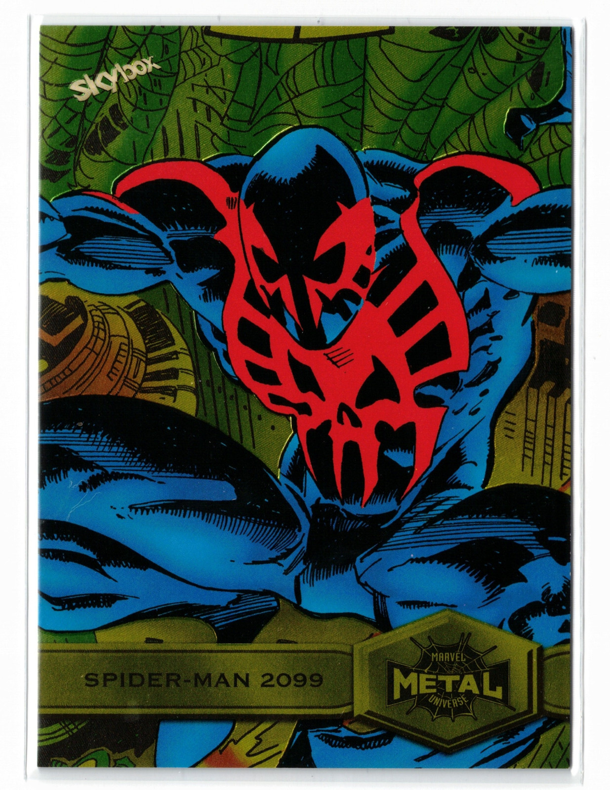 2021 Marvel Metal Universe Spider Man - Spider-Man 2099 Yellow Parallel #184