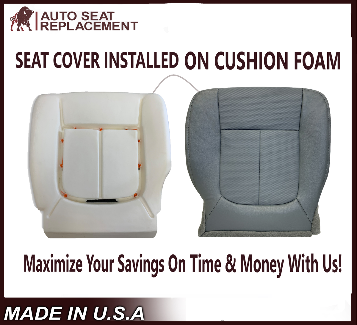 2011 – 2016 F250 F350 F450 XL WT Driver Bottom In Gray Seat Cover Cushion Foam Revbhfjrrvnkulpd - Foto 3