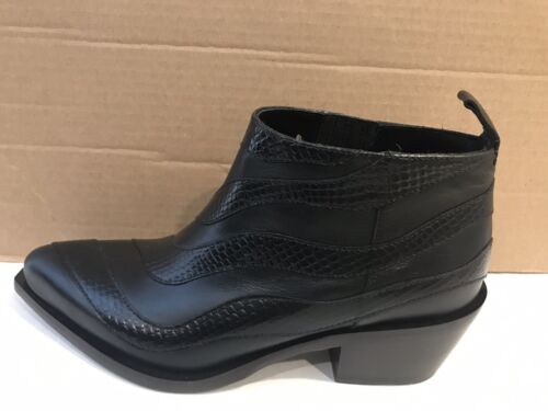 PINKO DAMEN STIEFELETTEN BOOTIES LEDER SCHLANGENLEDER PRINT SCHWARZ GR. 36 EUR 5-5,5 US - Bild 2 von 10
