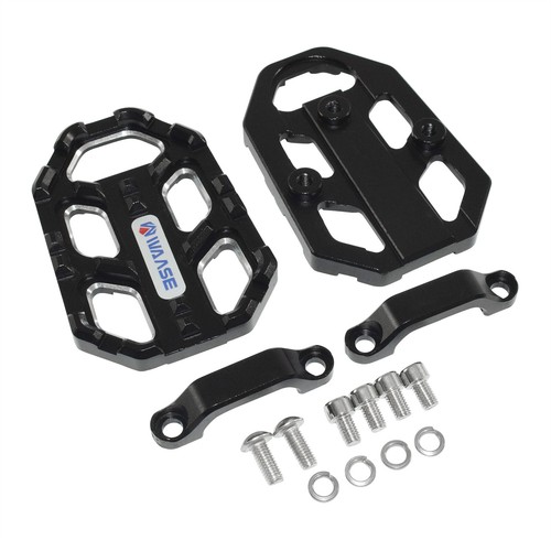 Black Footrests Foot Pegs Enlarge Pedals For HONDA NC700S/X NC750S/X 2012-2024 - Picture 10 of 10