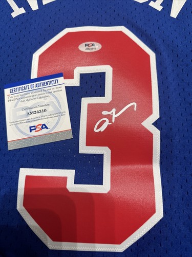 Allen Iverson Philadelphia 76ers Autograph Signed Authentic Jersey! Psa Certed - Picture 3 of 4
