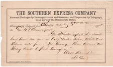 1865 Telegraph from Wade Hampton to PGT Beauregard - Reports on Joseph Wheeler