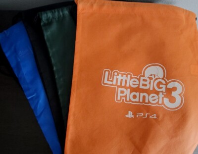 NEW rare!! PlayStation Drawstring lot and one shadow of colosus Japan bag Sony