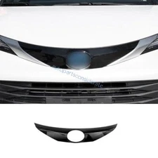 For Toyota Sienna 2021-2023 2025 Gloss Black Front Engine Hood Grille Strip Trim