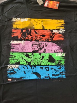 Marvel Guardians of the Galaxy Comic Nerd Block Exclusive Large T-shirt  NEW