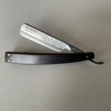 Dovo "Master's" straight razor-6/8 full hollow-round tip-etched blade-grenadille
