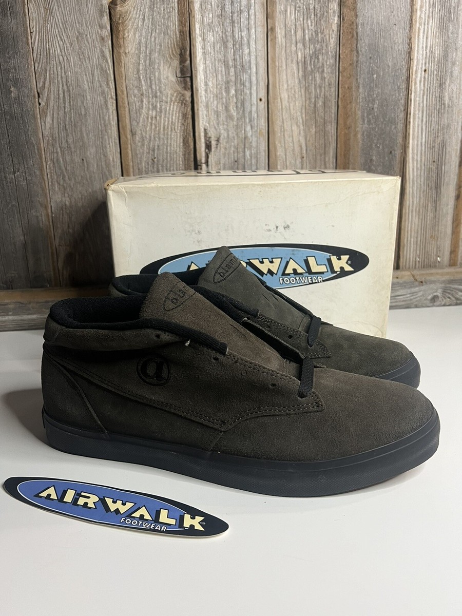Airwalk Blue Suede Shoes Vintage AIRWALK Blammo Grey Low