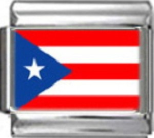 Puerto Rico Flag Photo Italian 9mm Charm Pc200 Fits Nomination