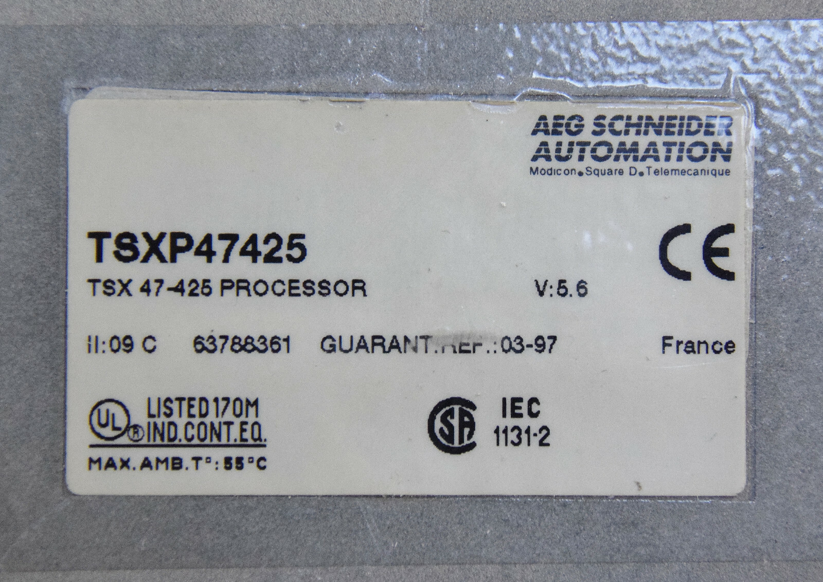Schneider Electric Modicon Premium Processor TSX P572823M TSXP572823M
