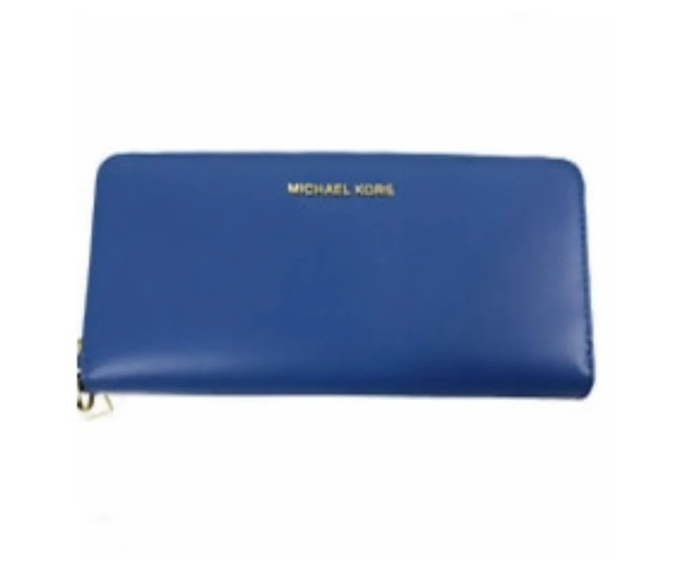 Michael kors blue wallet deals
