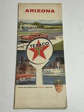 vintage gas station road maps Texeco Arizona