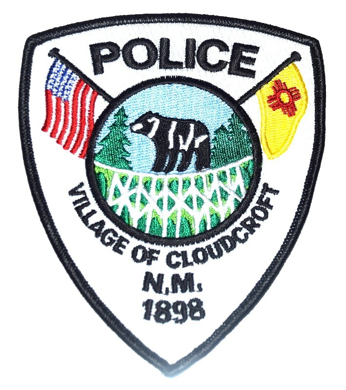 CLOUDCROFT VILLAGE NEW MEXICO NM Sheriff Police Patch BLACK BEAR STATE ...