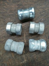 Lot of 5 1" Conduit Coupling Connector Compression Type for EMT Conduit
