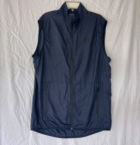 Fox Racing Mens Ranger Wind Vest Cycling MTB Bike Midnight Blue Medium SAMPLE