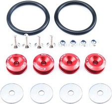 8pcs For Car Trunk Fender Quick Release Fasteners Bumper Hatch Lid Kit Black Jdm 8pcs For Car Trunk Fender Quick Release Fasteners Bumper Hatch Lid Kit Black Jdm