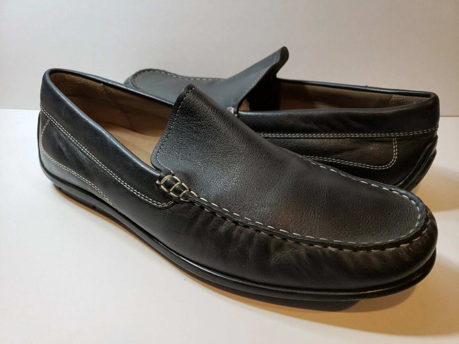 mocassini neri uomo ecco taglia 46