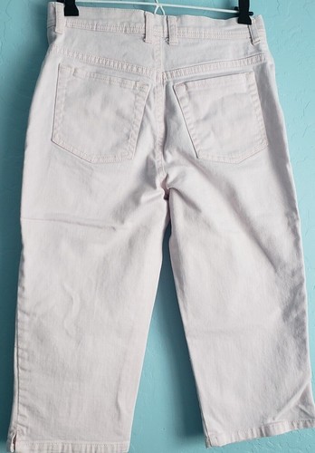 Gloria Vanderbilt Womens Cropped Jeans Size 4 Light Pink Amanda Capri EXCELLENT! - Picture 2 of 12