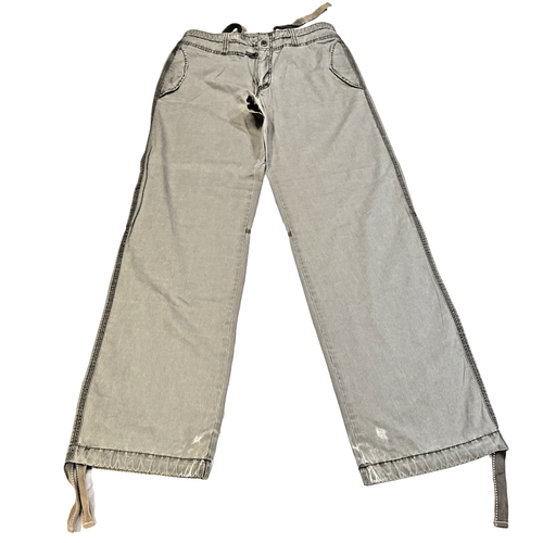 Pantalones de Colección Y2K H&M LOGG Caqui Para Hombre Talla 30 Verde Suelto Algodón Dibujo Cuerdas - Imagen 3 de 9