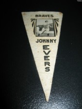 1916 BF2 Ferguson Bakery Pennant Johnny Evers ~Boston Braves + Chicago Cubs