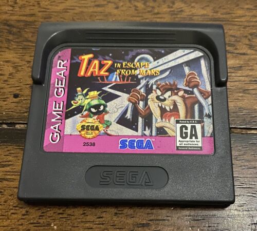 Taz in Escape From Mars (SEGA Game Gear) Authentic Cart Only - Picture 1 of 2