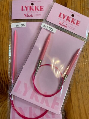 #ad #ad Lykke Fixed Circular Knitting Needles; Blush Color $10.00