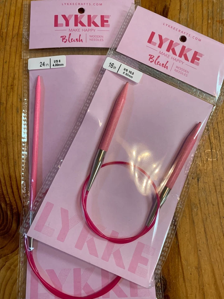 Lykke Fixed Circular Knitting Needles; Blush Color