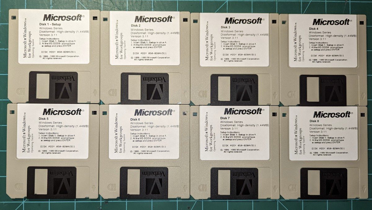 Microsoft Windows 3.11 on 3.5