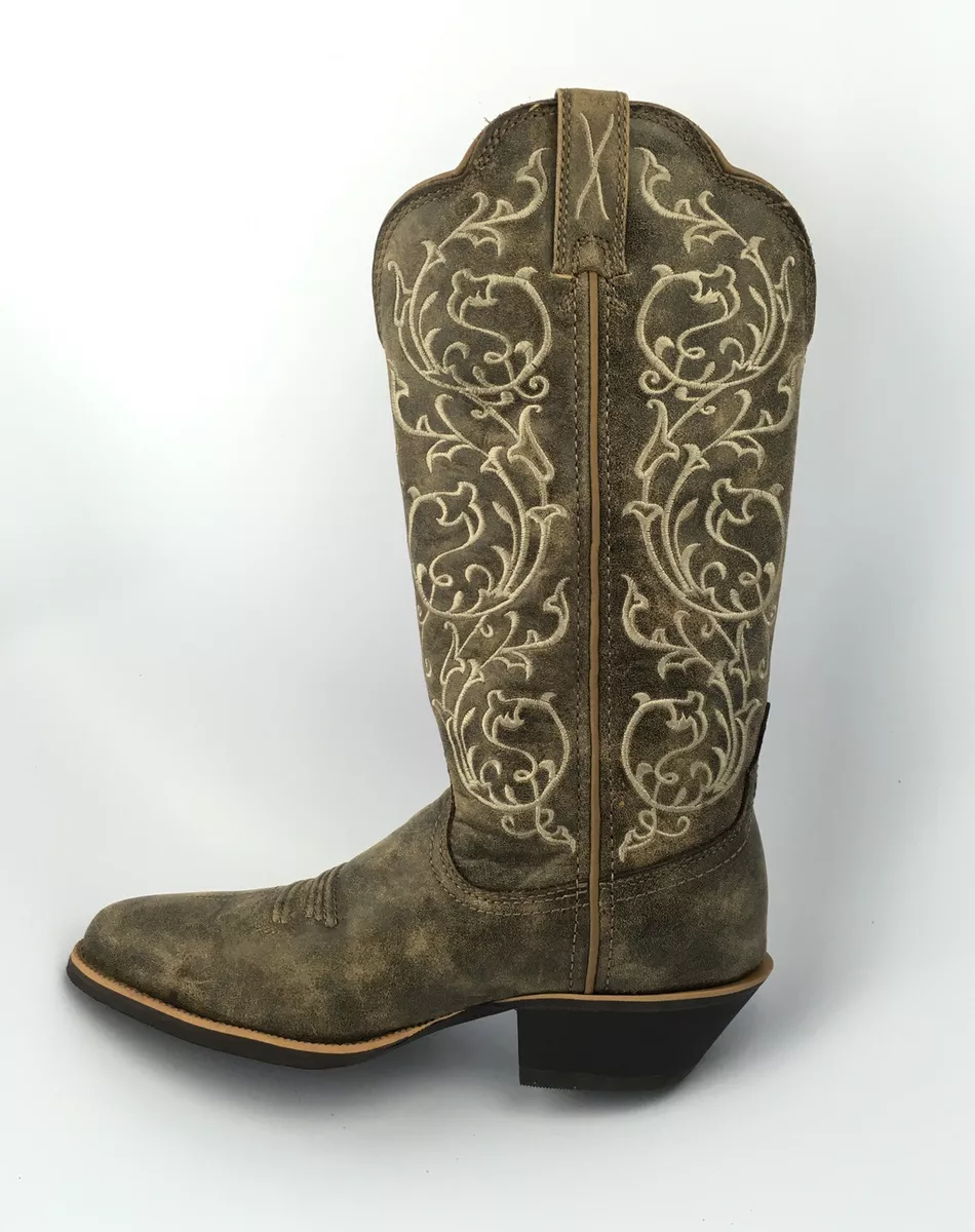 Women's twisted x store square toe boots