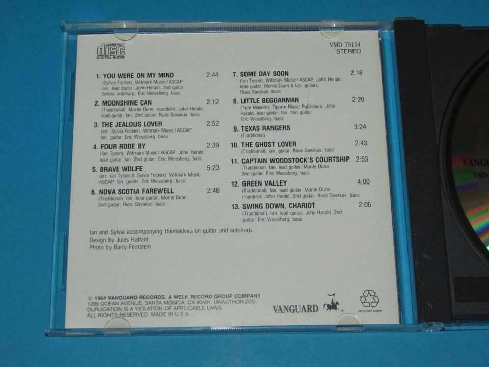 Ian & Sylvia / Northern Journey (US, Vanguard VMD 79154) - CD - Bild 2 von 4