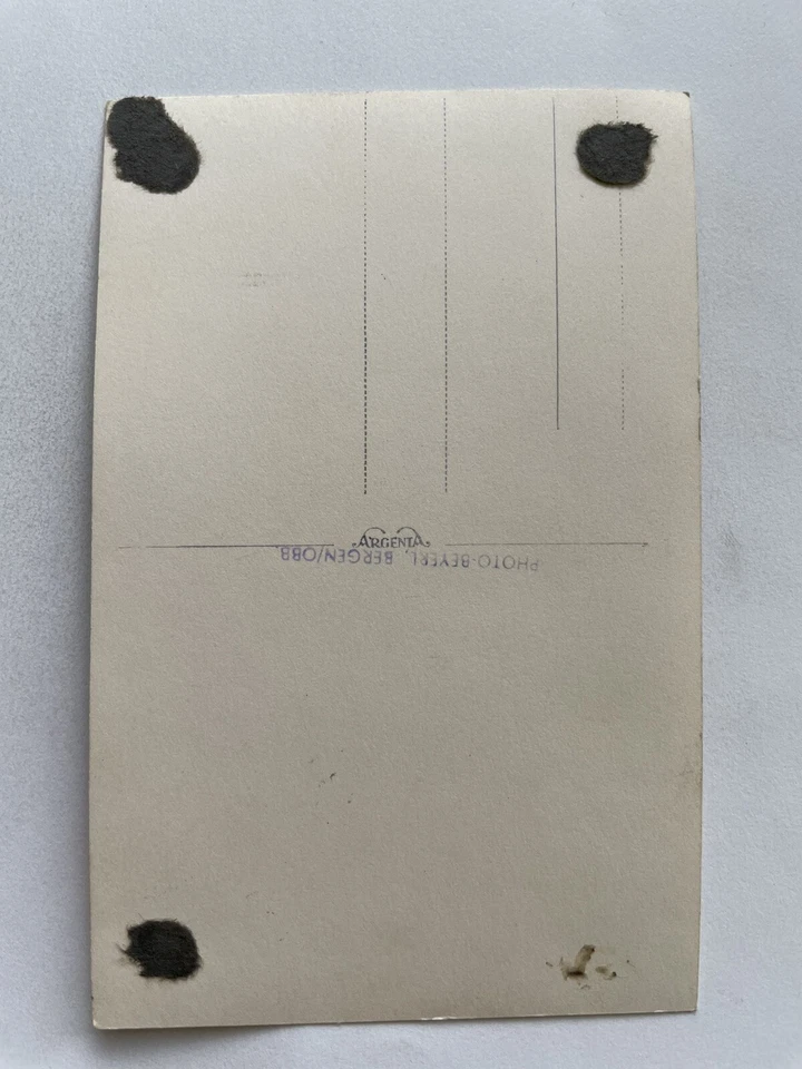 orig. Foto AK Bergen Oberbayern Traunstein um 1930 Wohnhaus Turm Villa  - Bild 2 von 2