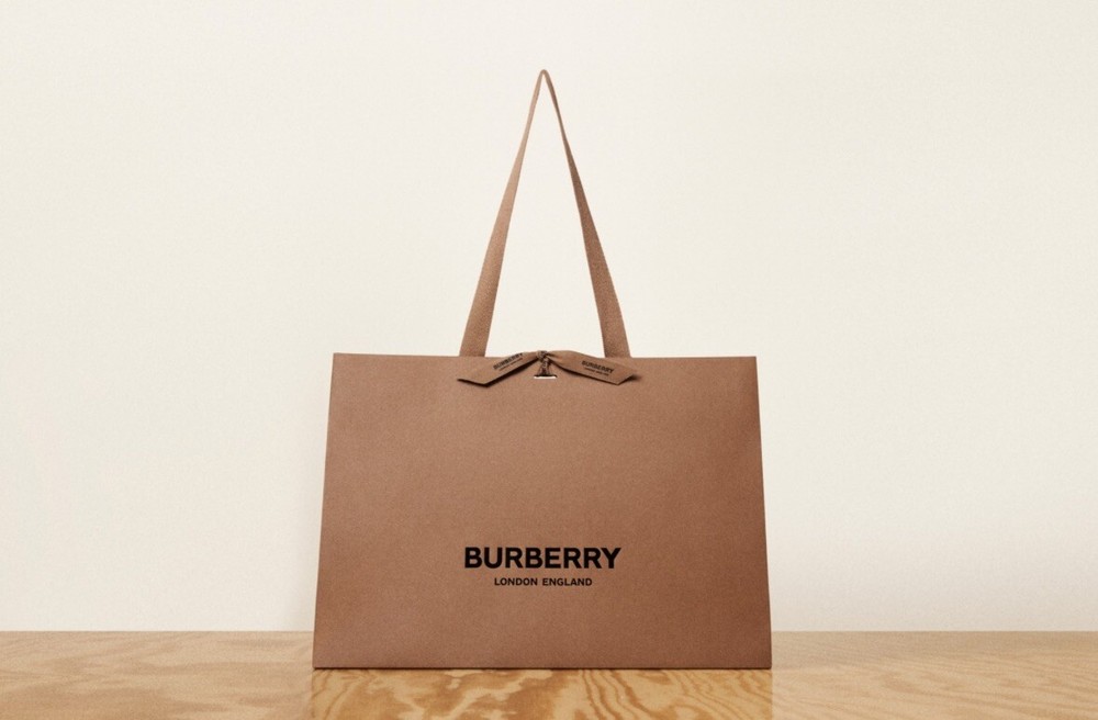 Authentic Burberry Shopping Bag Paper Bag Gift Bag Luxury Packaging