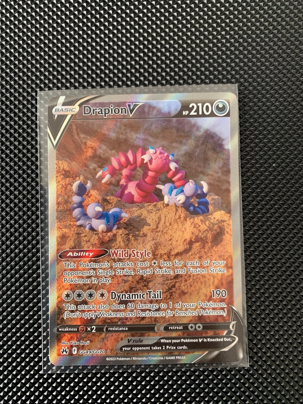 Drapion V GG49/GG70 Crown Zenith: Galarian Gallery Holo NM English OBO