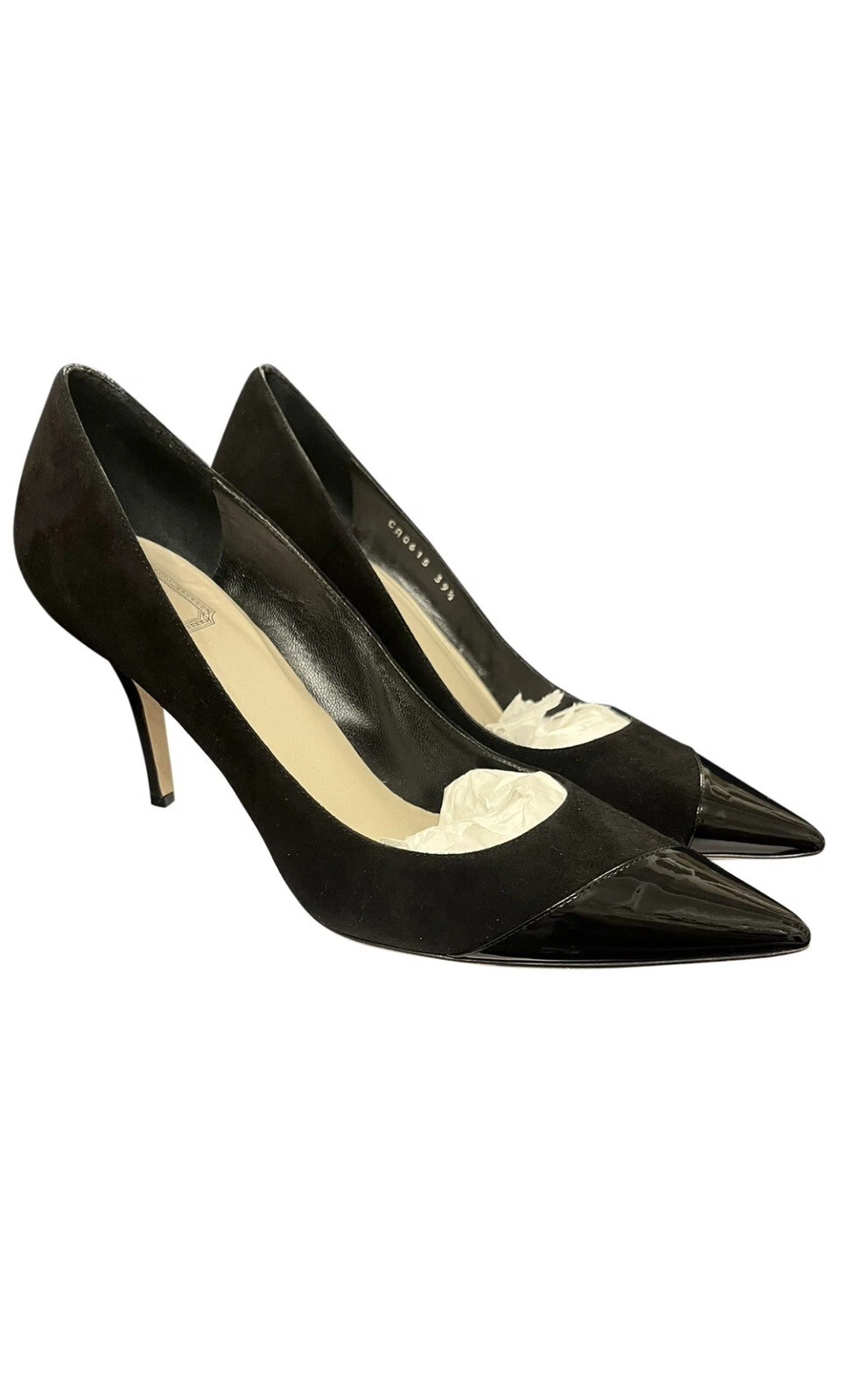 Escarpins Christian Dior noirs pointus taille 39,5/Royaume Uni 6,5, talon 8 cm
