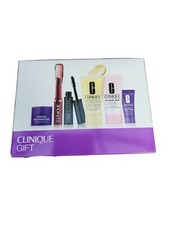 Clinique 6 Piece Gift Set SEALED Makeup Remover, Resculpt, Cleanser, Mascara