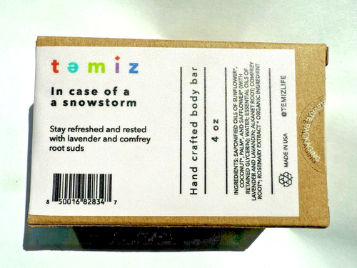 Temiz Hamam saponetta corpo artigianale lavanda comfrey bar 4 oz. - Foto 4 di 4