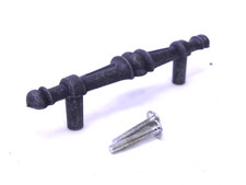 5 PCS - Vintage Ajax 841 Mediterranean Drawer Cabinet Pull Antique Old Iron 5"