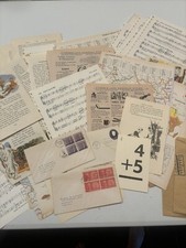 200 Vintage Ephemera Lot Junk Journal Paper Scrapbooking Crafting Collage