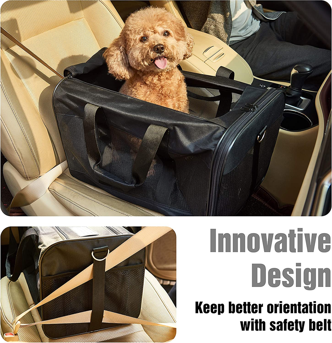 Airline Approved Pet Travel Carrier Soft Sided Portable Bag