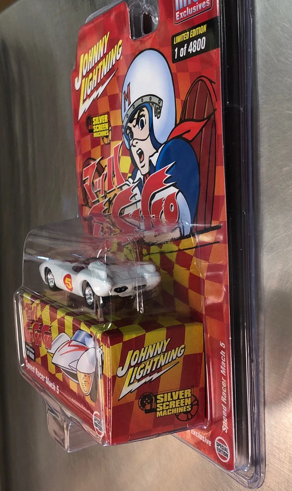 JOHNNY LIGHTNING SPEED RACER MACH 5 MIJO EXCLUSIVES SILVER SCREEN MACHINES 1/64 - Image 4 of 4