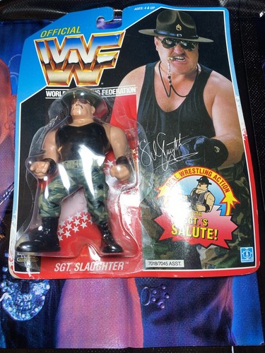 wwf Sgt Sergeant Slaughter wrestling superstars wr...