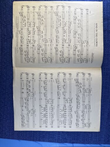 1973 Send in the Clowns Steven Sondheim - Spartiti "A Little Night Music" - Foto 8 di 10