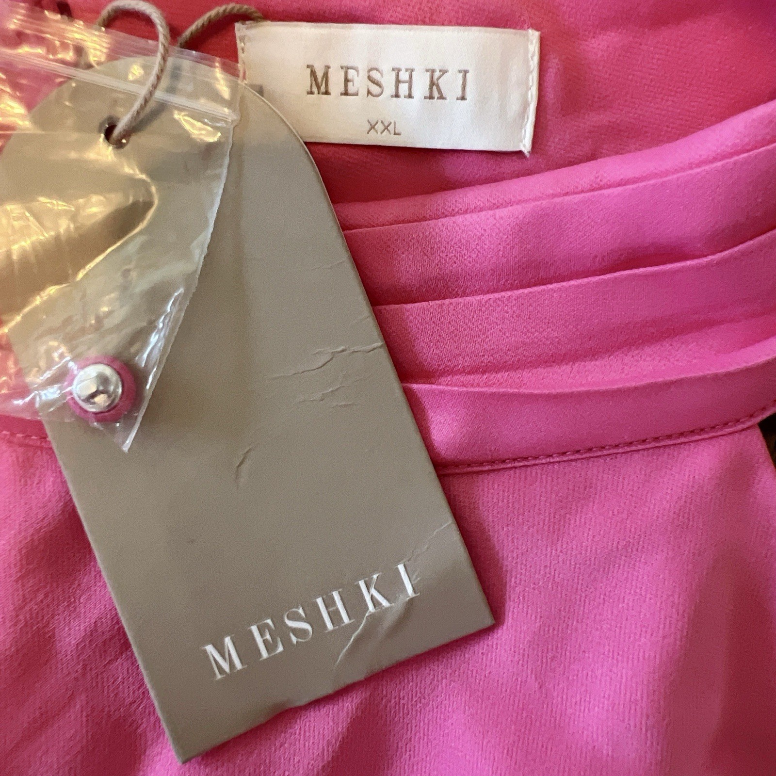 Meshki Claire Satin Drape Back Maxi Dress XXL / AU 14 / US 10 High Neck Backless image 8