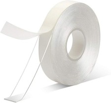 Double Sided Adhesive Tape -1/ 10' Acrylic Transparent Removable No