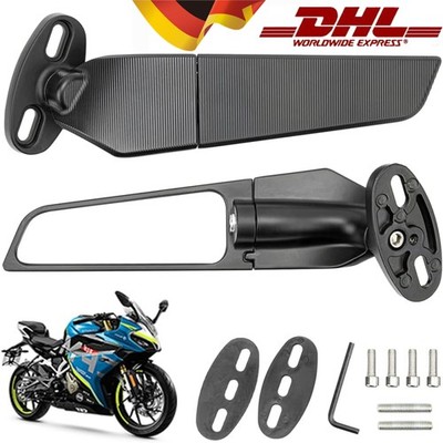 Für YAMAHA YZF R6 R1 R25 R3 R125 R15 Windschwenkflügel Rückspiegel Einstellbar