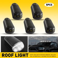 5pcs Solar Powered Lights Cab Cab Roof Lights FIT 03-18 Dodge Ram Pickup Trucks