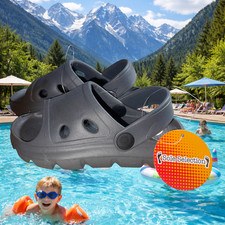 Gorgeous SOLE SELECTION Gray SIZE 8-10 Clog Sandals Water Shoes for Kids 16z