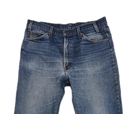 Vintage Levis 517 Jeans Herren 38x32 Denim Bootcut Orange Tab Made in USA 80s - Bild 7 von 16